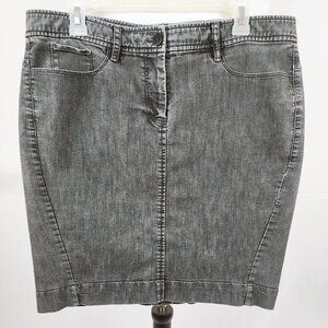 Kenneth Cole Reaction Denim Skirt